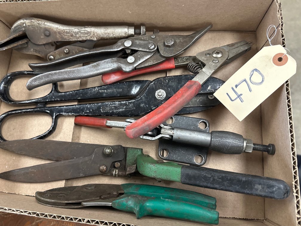 Assorted Snips & Hand Tools