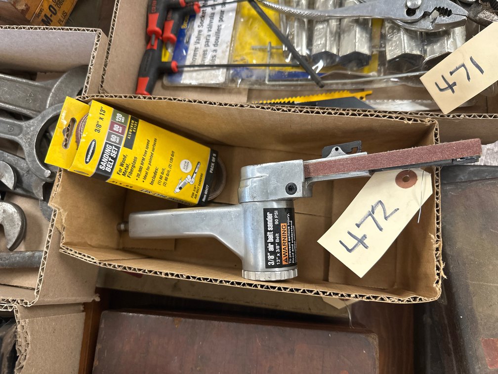 3/8” Pneumatic Belt Sander
