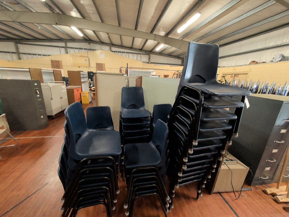 (37) Blue Chairs