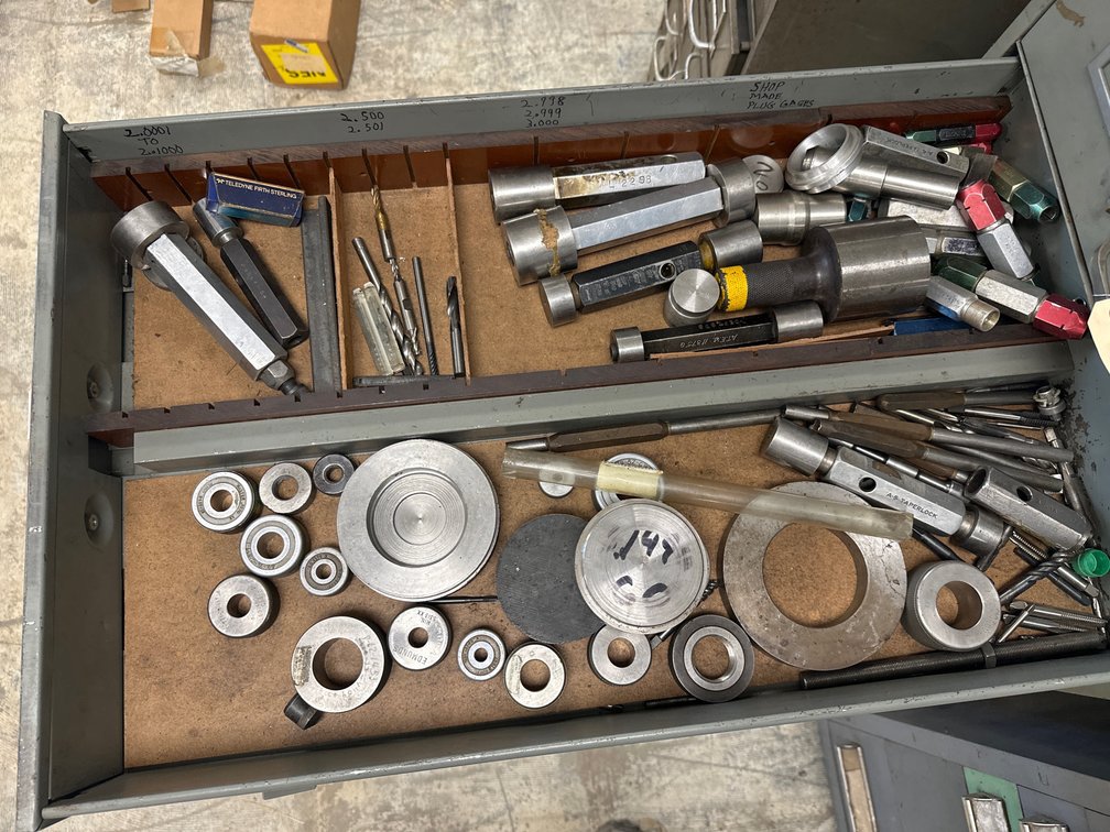 Drawer Of Assorted Plug Gauges