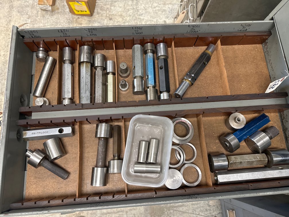 Drawer Of Assorted Plug Gauges