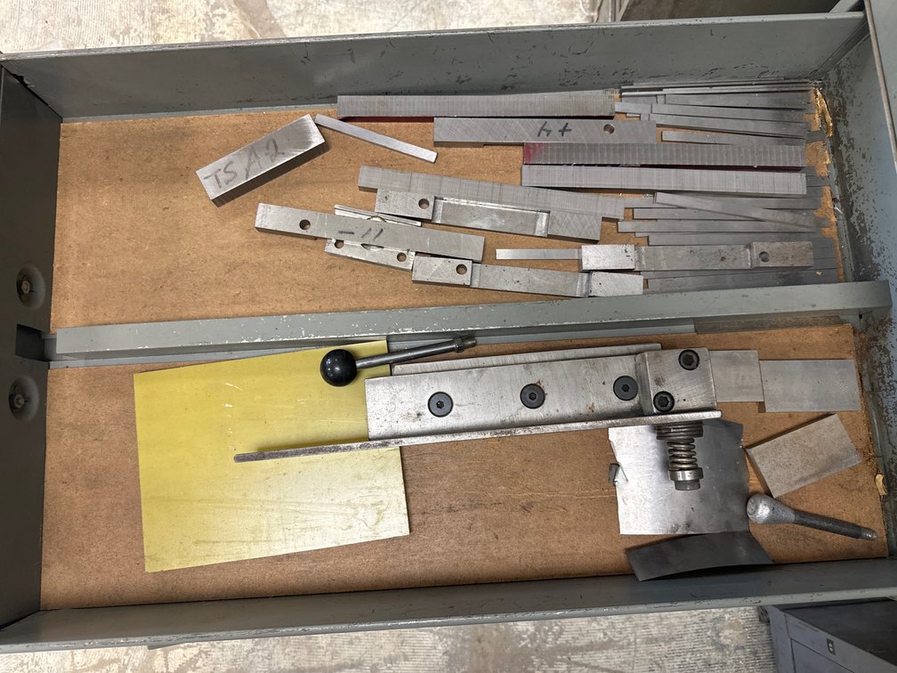 (4) Drawers Of Assorted Tool Steel