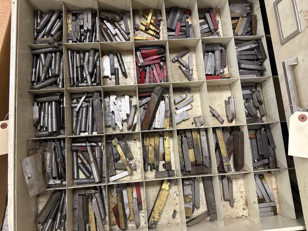 Drawer Of Assorted Tool Steel