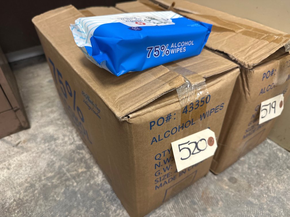 (24) Packs of 75% Alcohol Wipes