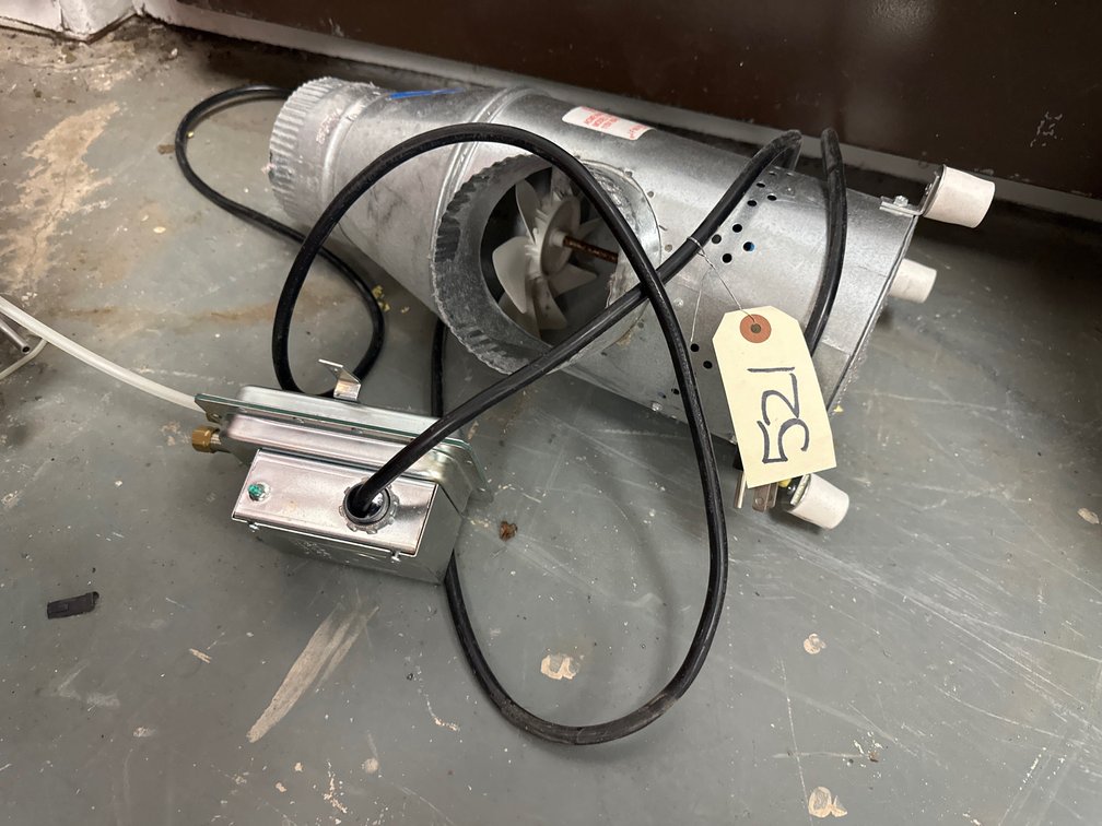 Dryer Vent Booster Motor