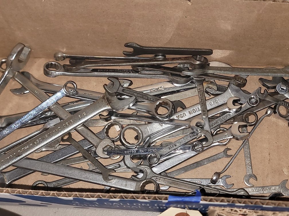 Box of Smaller Wrenches