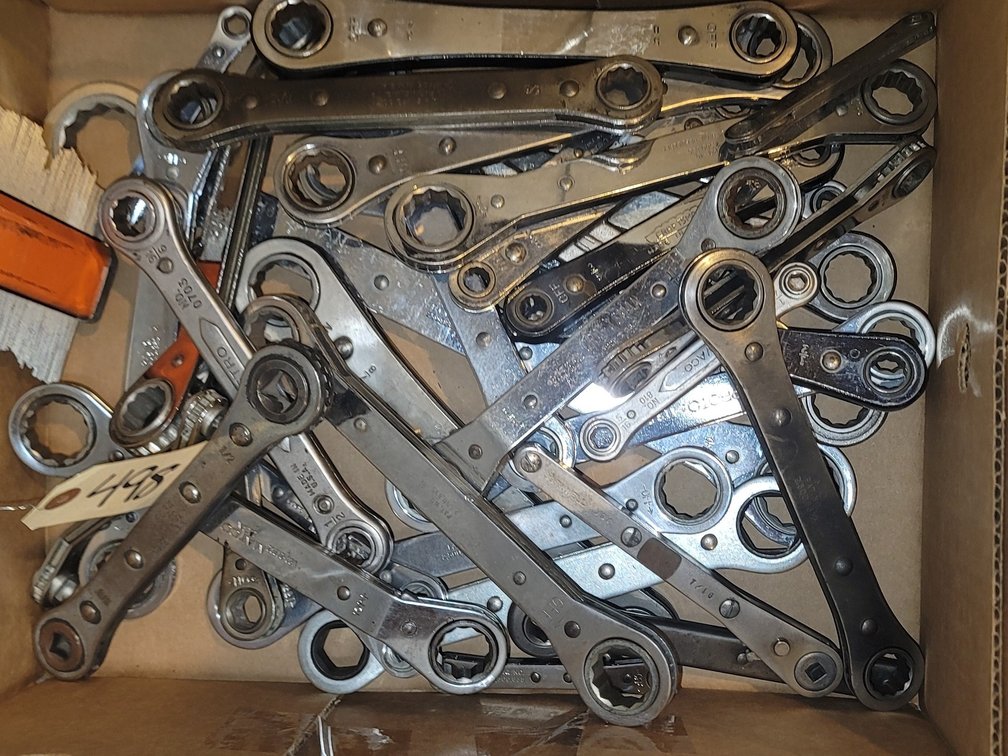 Box Of Ratchet Wrenches