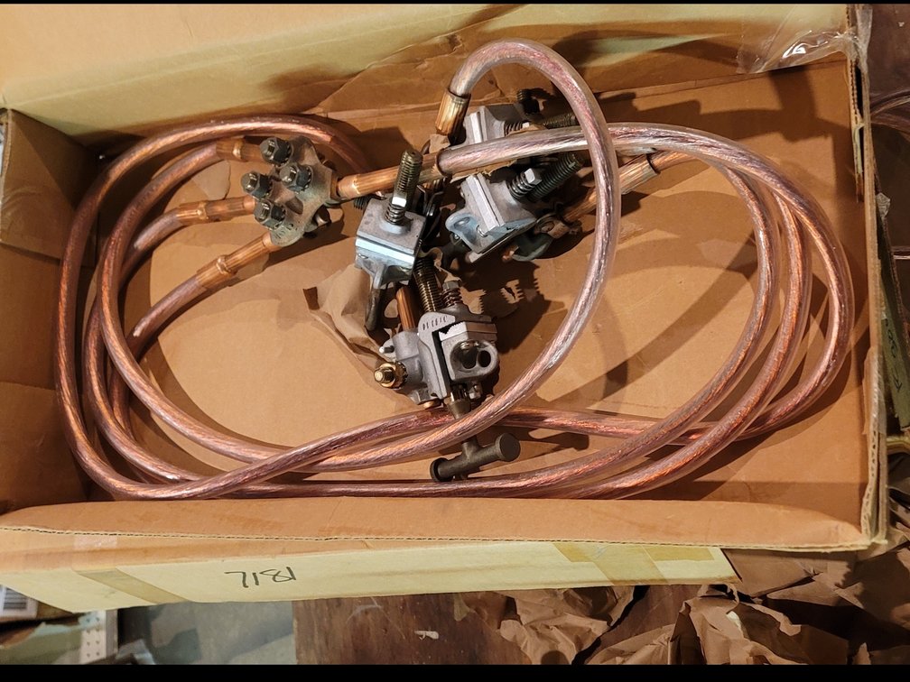 (5) Three Phase Ground Clamps - All Copper Wire