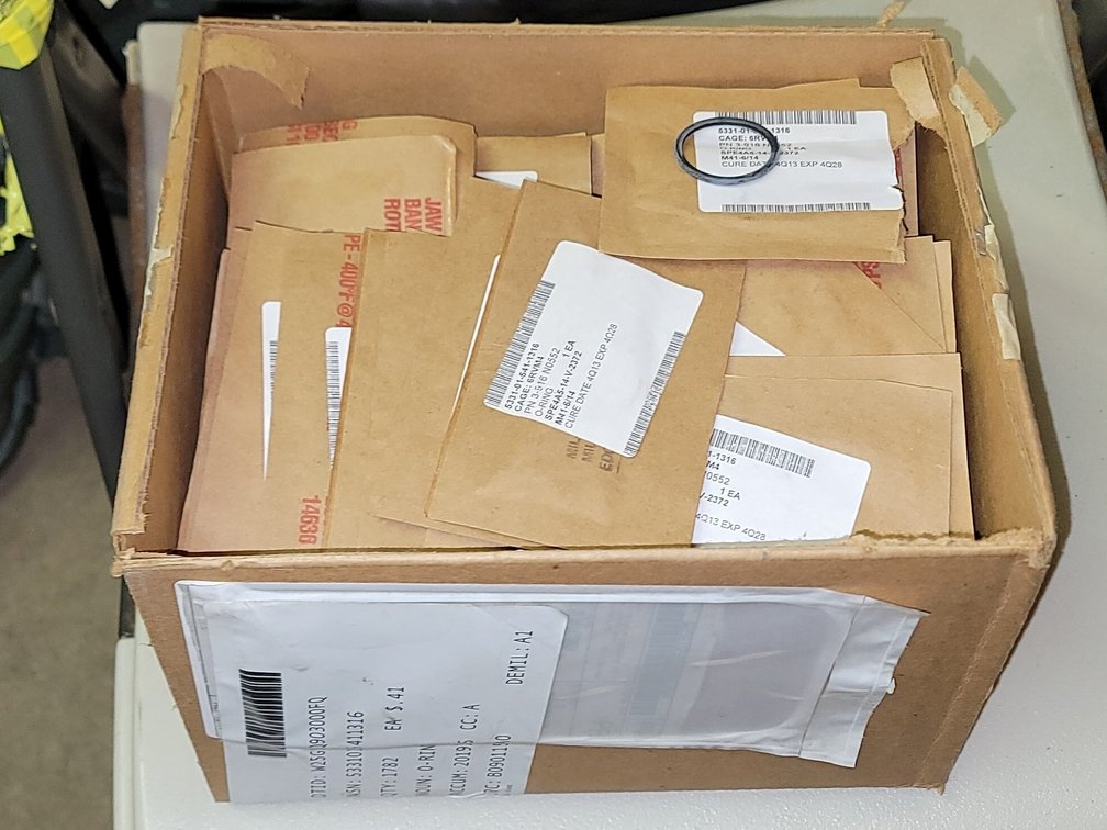 Box of "O" Rings