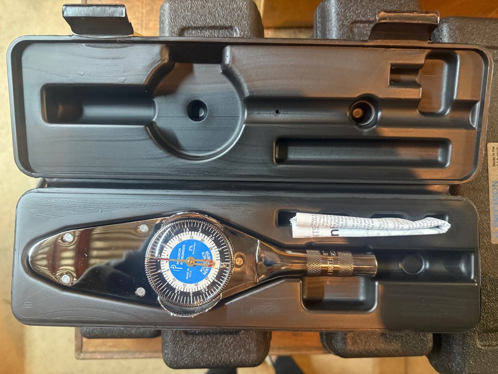(4)  Precision Instruments 3/8" Drive Dial-Type Torque Wrench - NEW