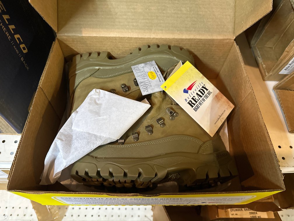 (12) Pairs of Mountain Combat Boots