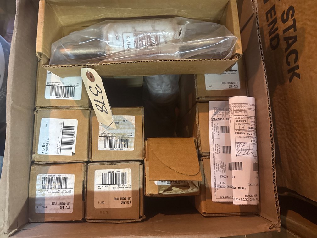 Box Of Eaton Bussmann Limitron Class L Fast-Acting Current-Limiting Fuse