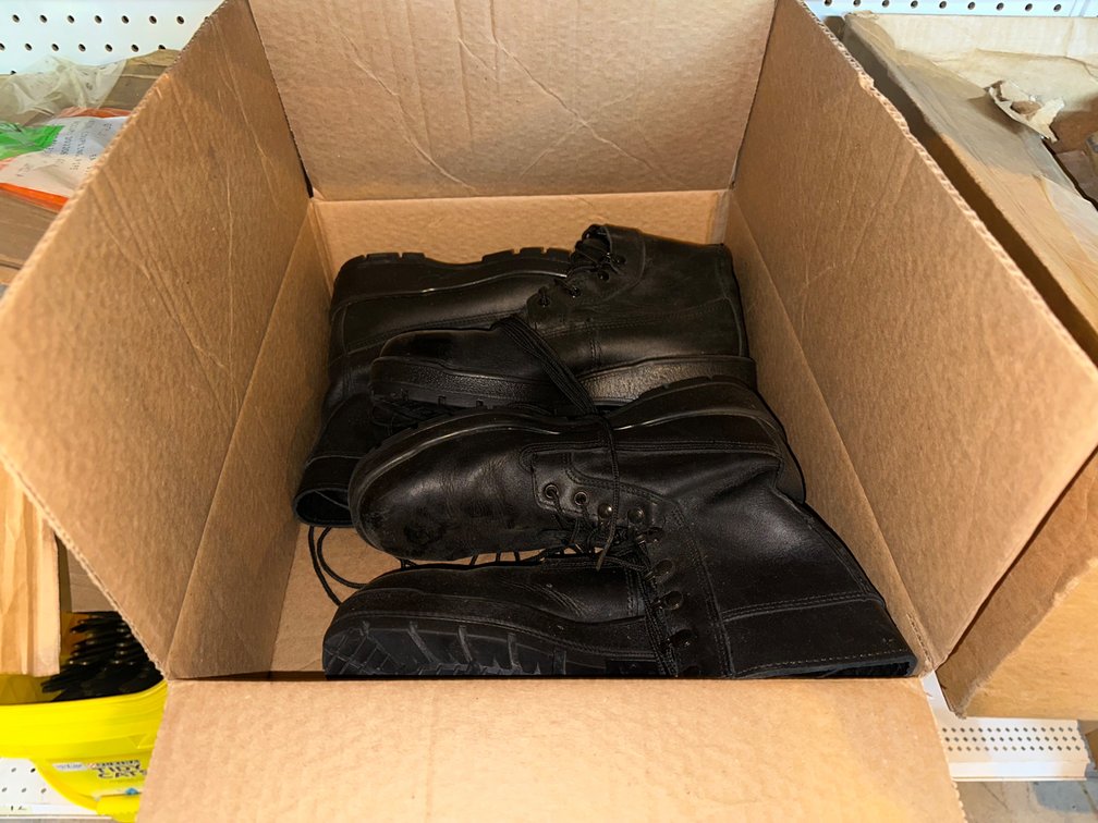 (9) Boxes of Boots