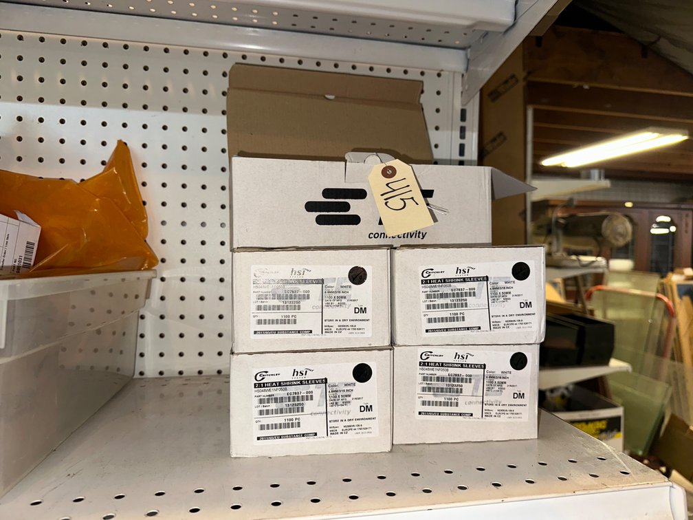 (5) Boxes of 2:1 Heat Shrink Sleeves