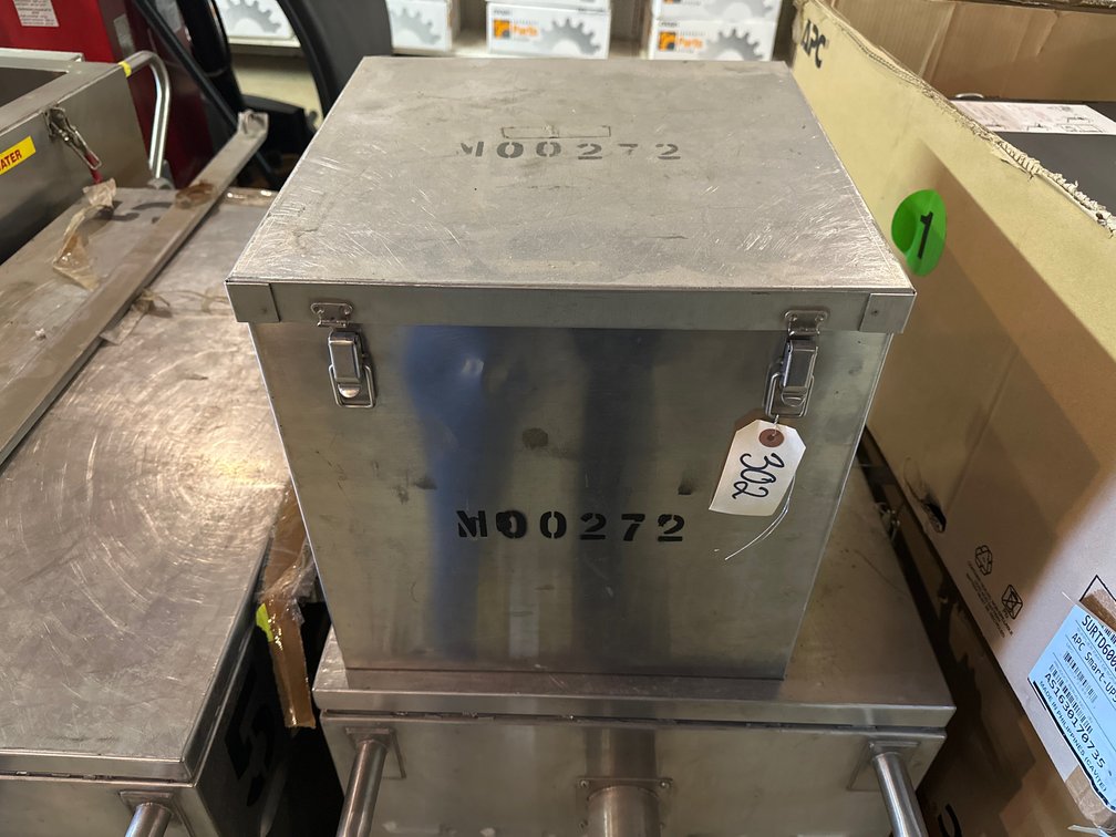 Metal Military Box w/Contents