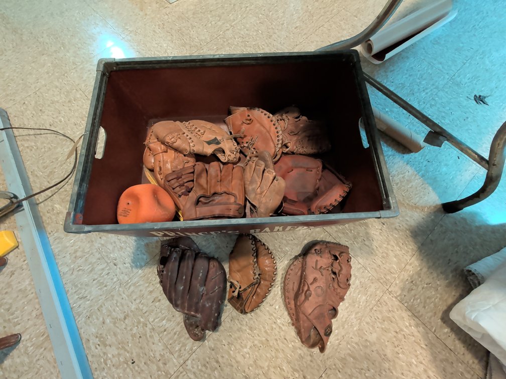 Vintage Baseball Catcher's Mits & Gloves