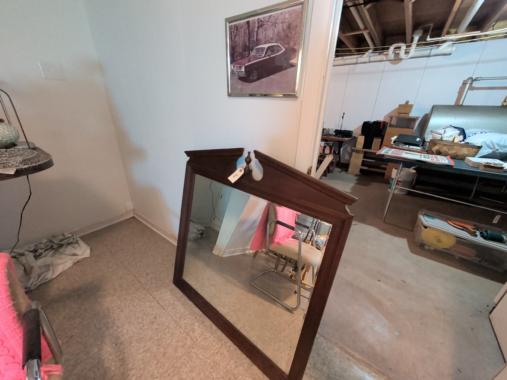 Dresser Mirror & Car Picture