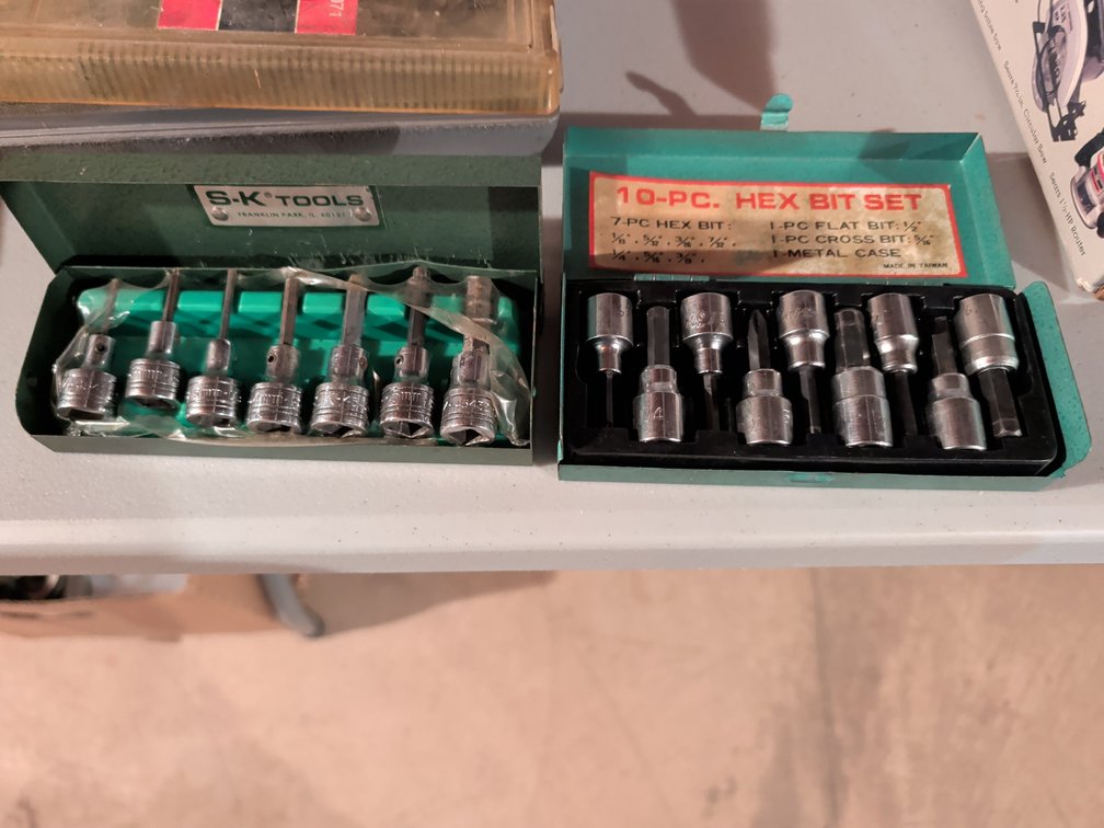 S-K Metric Hex Bit Set 1/2" Drive