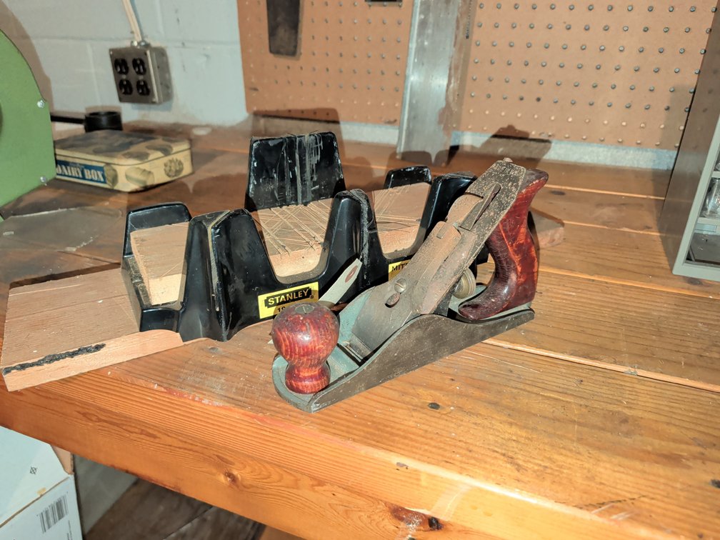 Mitre Box & Wood Plane