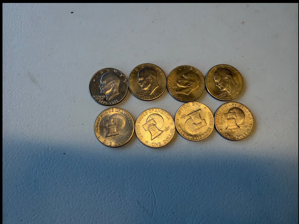 (8) 1$ Liberty Coins