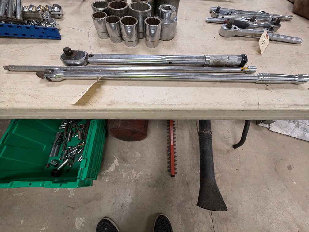 Ratchet, Socket Extension, Breaker Bar