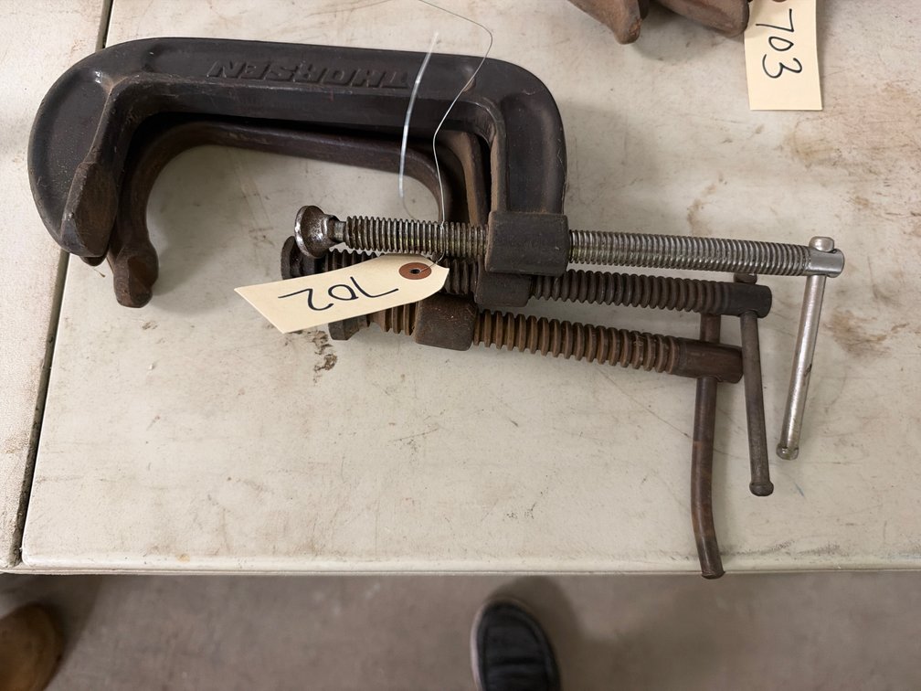 (3) 6” C-Clamps