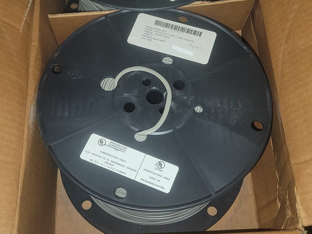 (2) Spools of Communication Wire