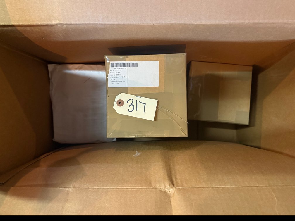 Box Of Plate Identifications