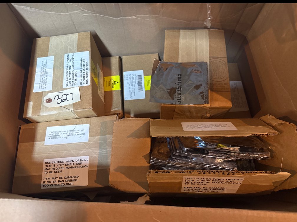 Box Of Fixed-Film Resistors