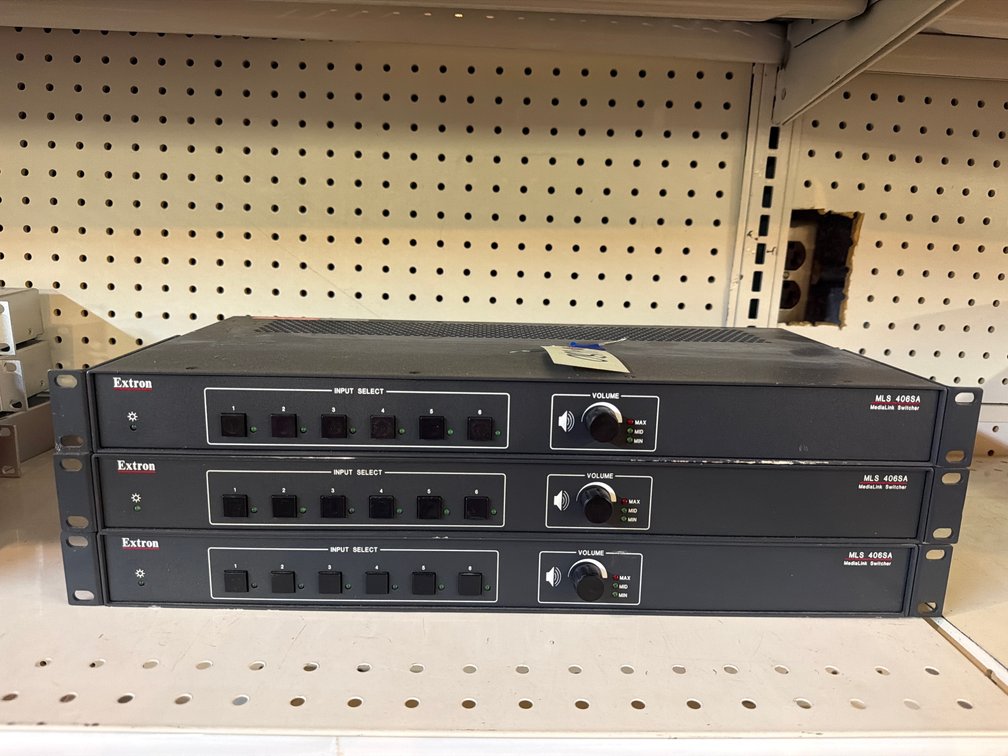(3) Extron MediaLink Switchers