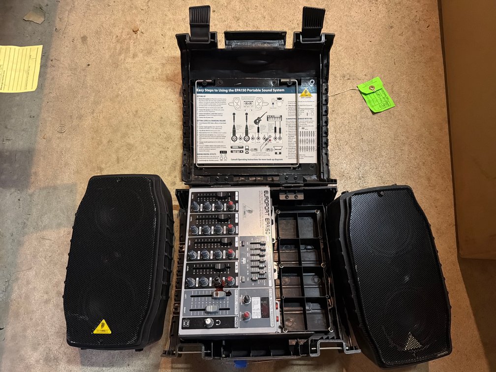 Behringer EuroPort EPA150 Sound System
