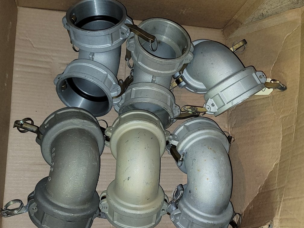 (12) 4" Camlock Couplers