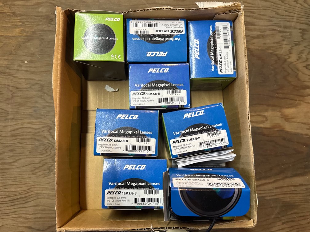 Box Of Varifocal Megapixel Lenses
