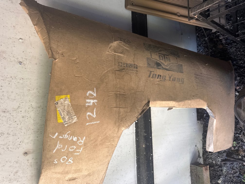 1980s Ford Ranger Rear Fended