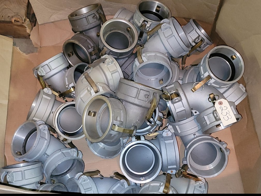 (20) Aluminium Cam & Groove Elbow Fitting
