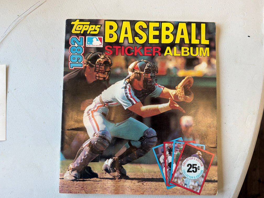 1982 Topps Baseball Sticker Album