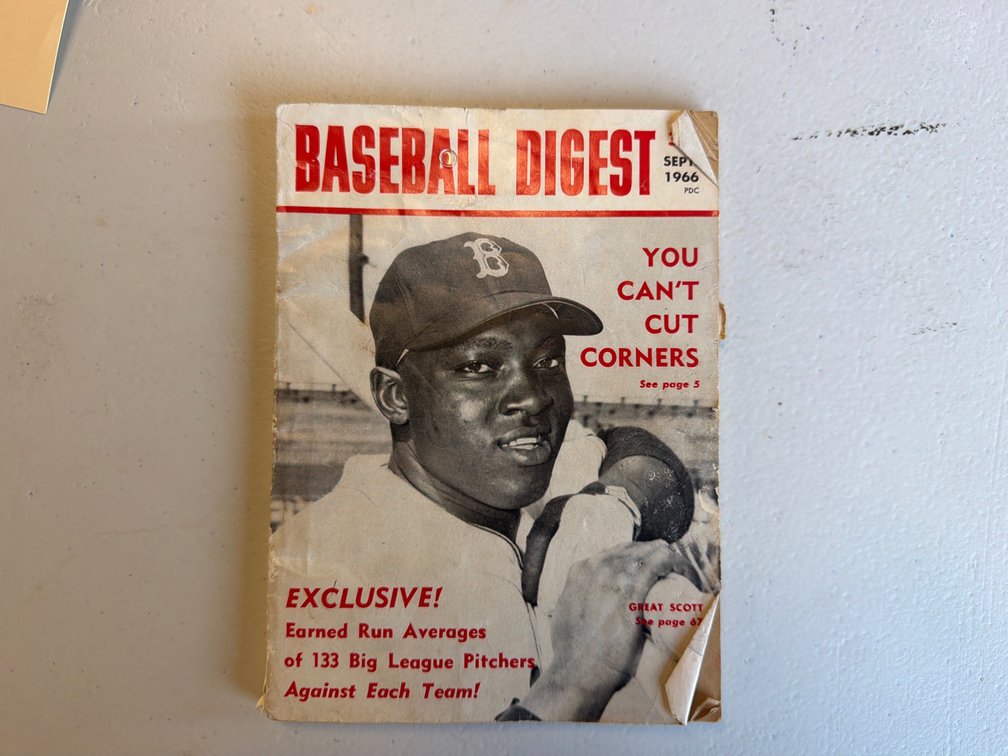 Vintage 1966 Baseball Digest