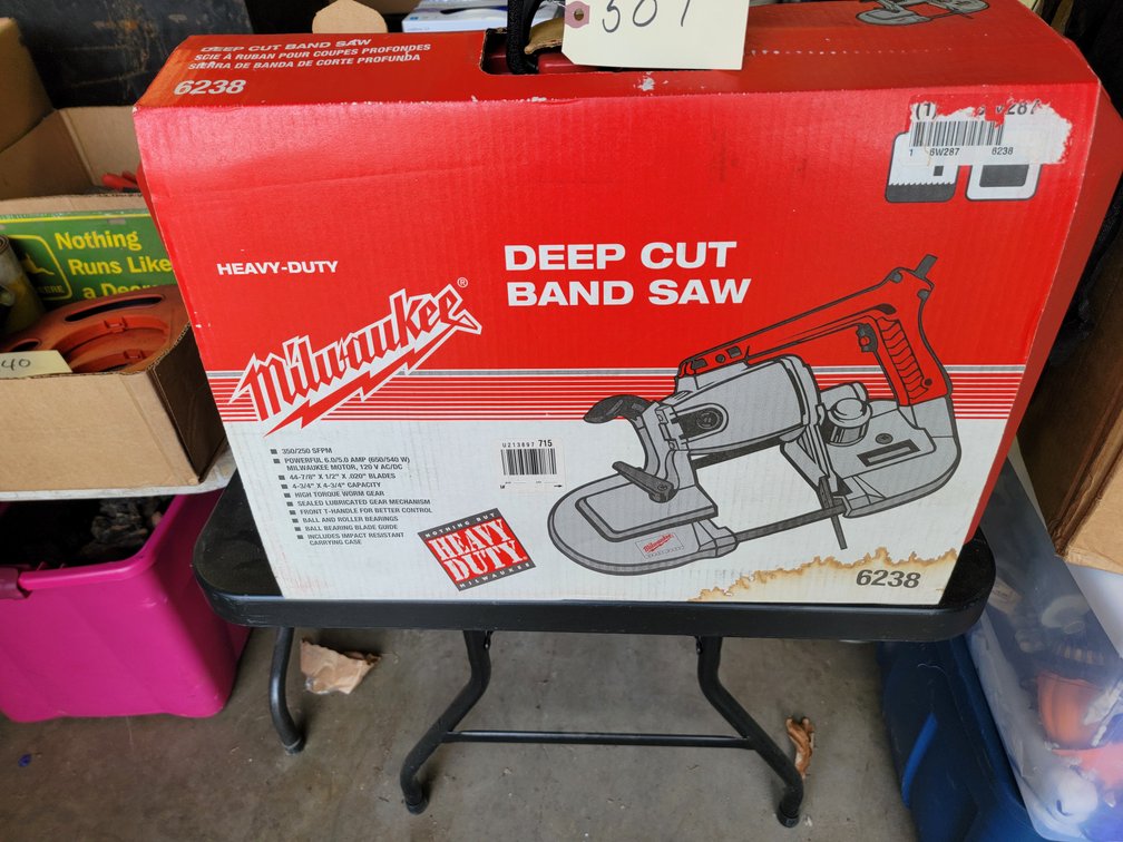 New Milwaukee Deep Cut Band Saw 