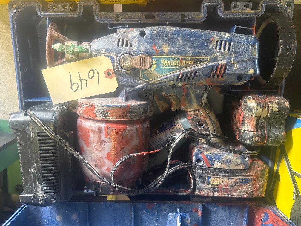 Battery True Coat Paint Sprayer 