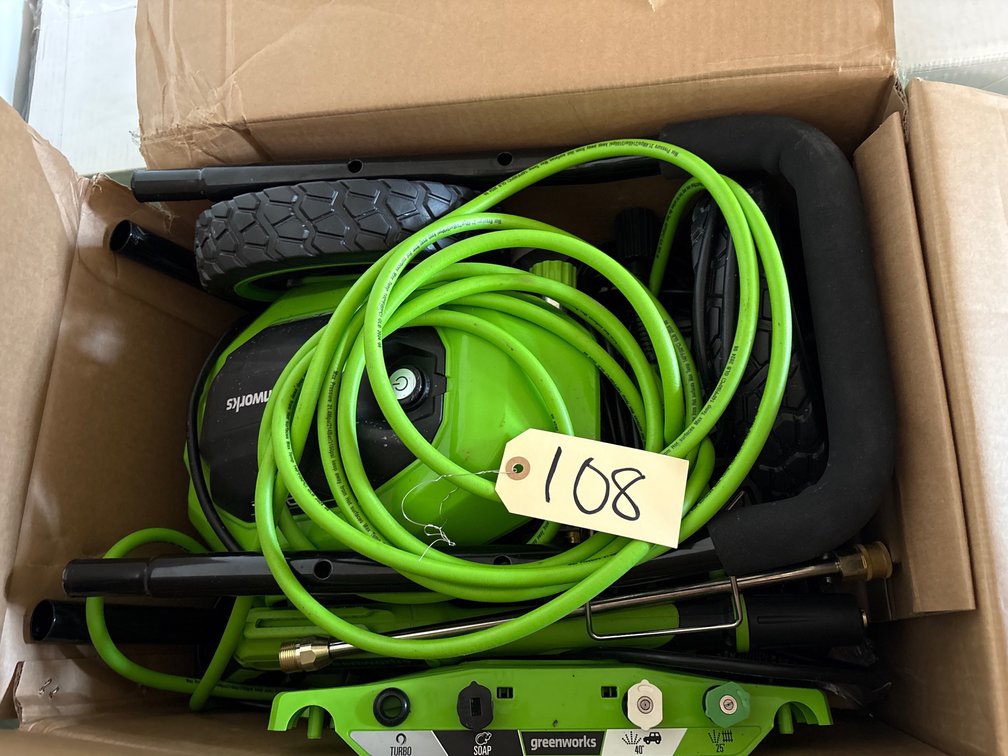 New Greenworks Pressure Washer