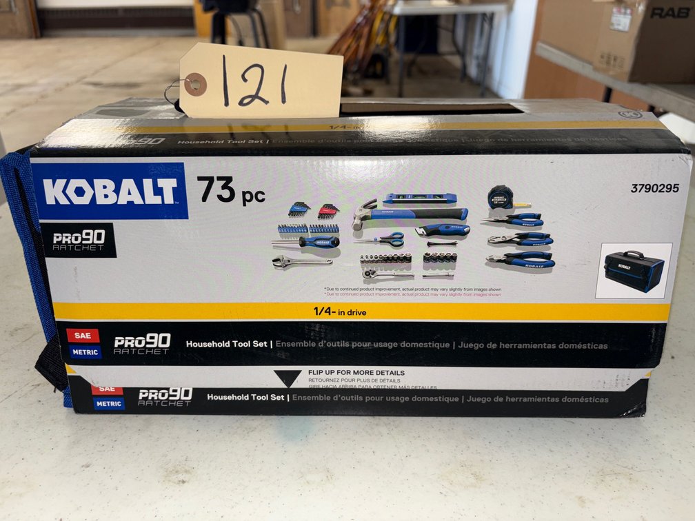 New Kobalt Household Tool Set