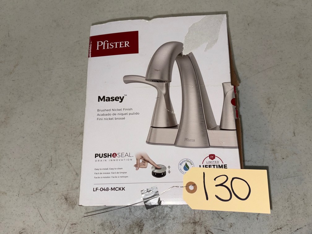 New Pfister 4” Centerset Lavatory Faucet