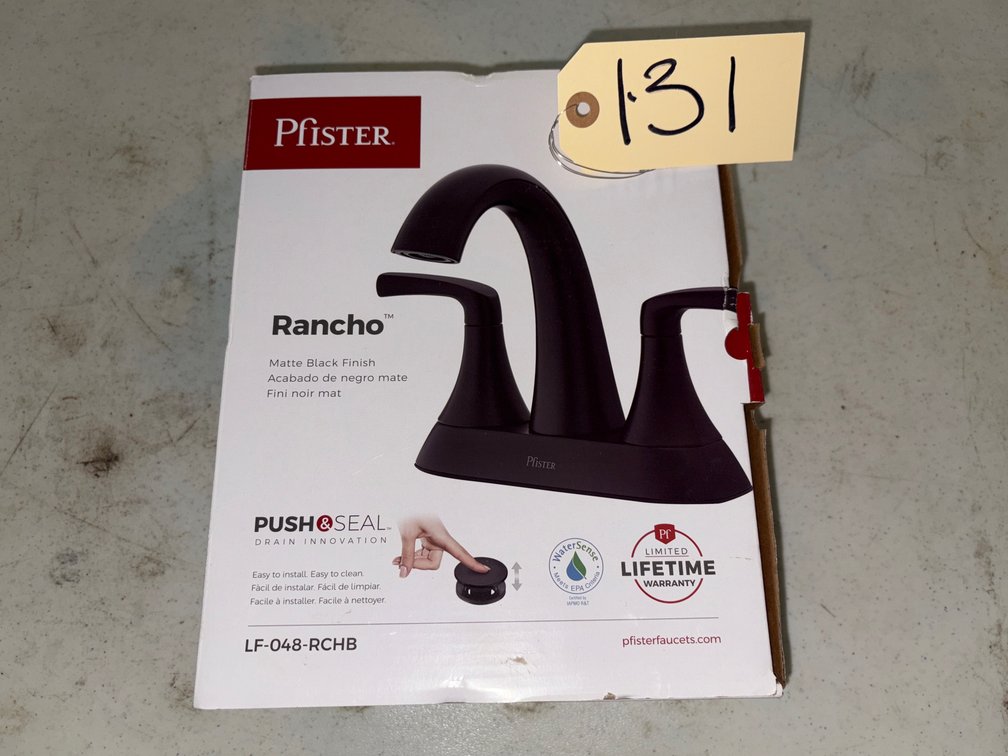 New Pfister 4” Centerset Lavatory Faucet 