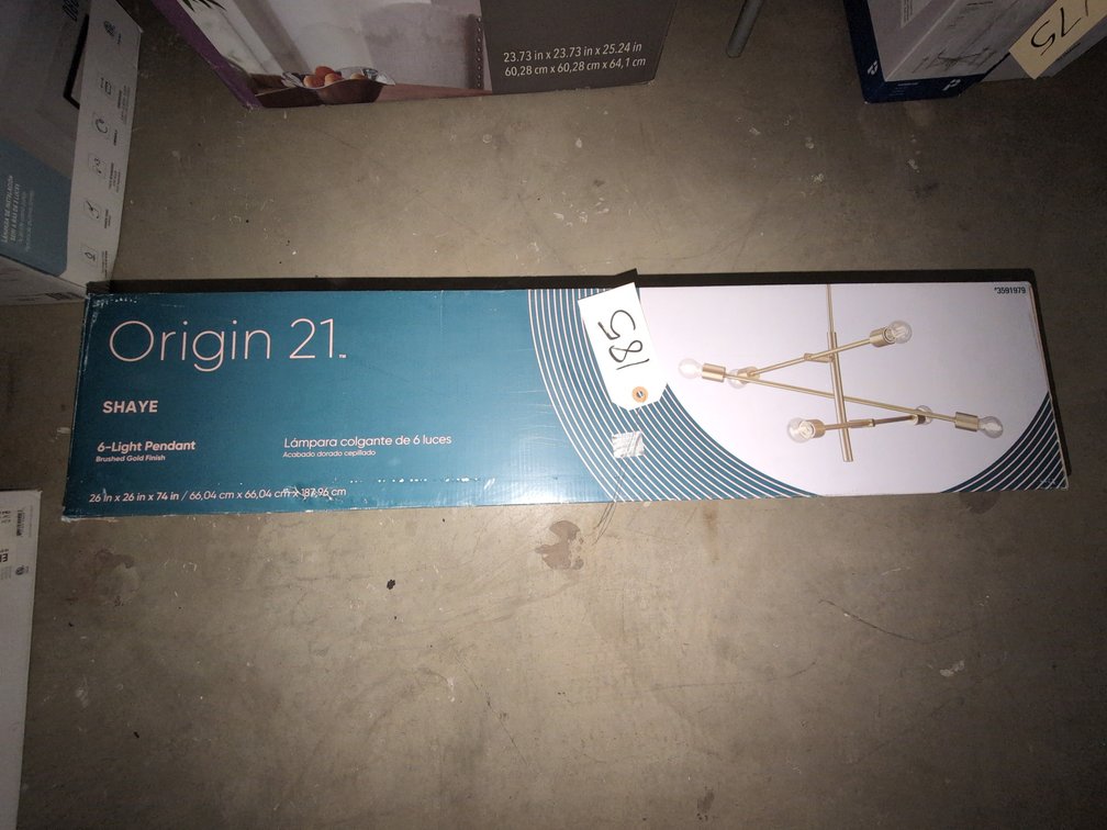 New 6-Light Pendant Light 