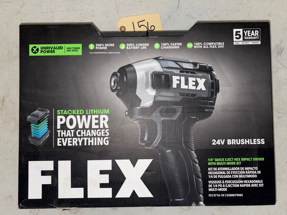 New Flex 1/4” Quick Eject Hex Impact Driver