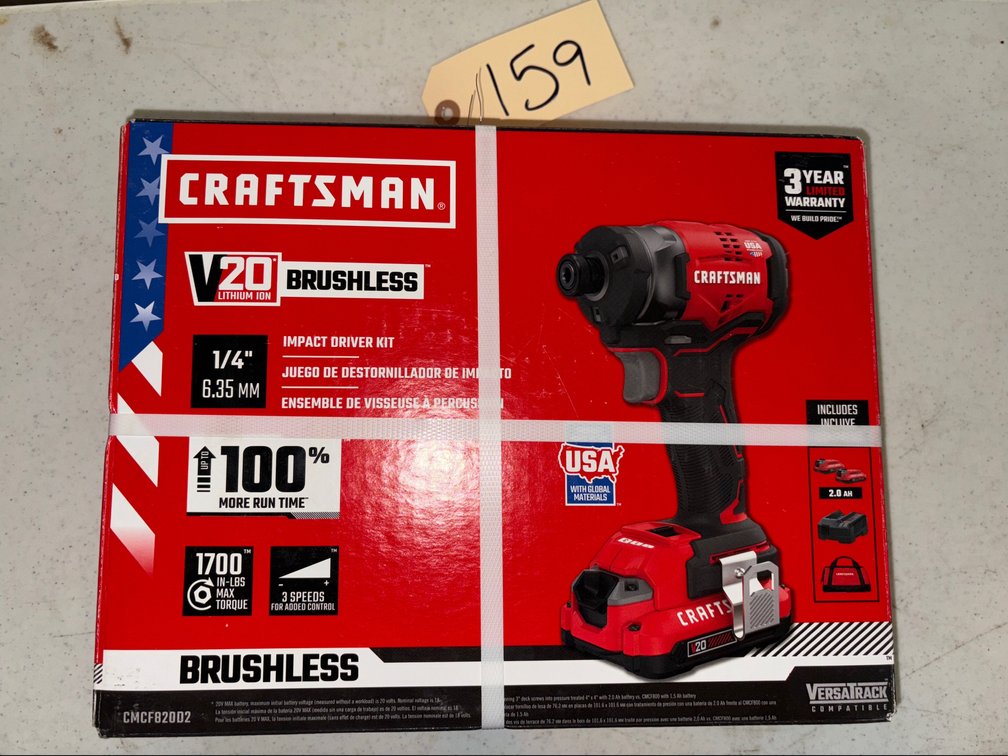 New Craftsman 1/4” Impact Driver Kit