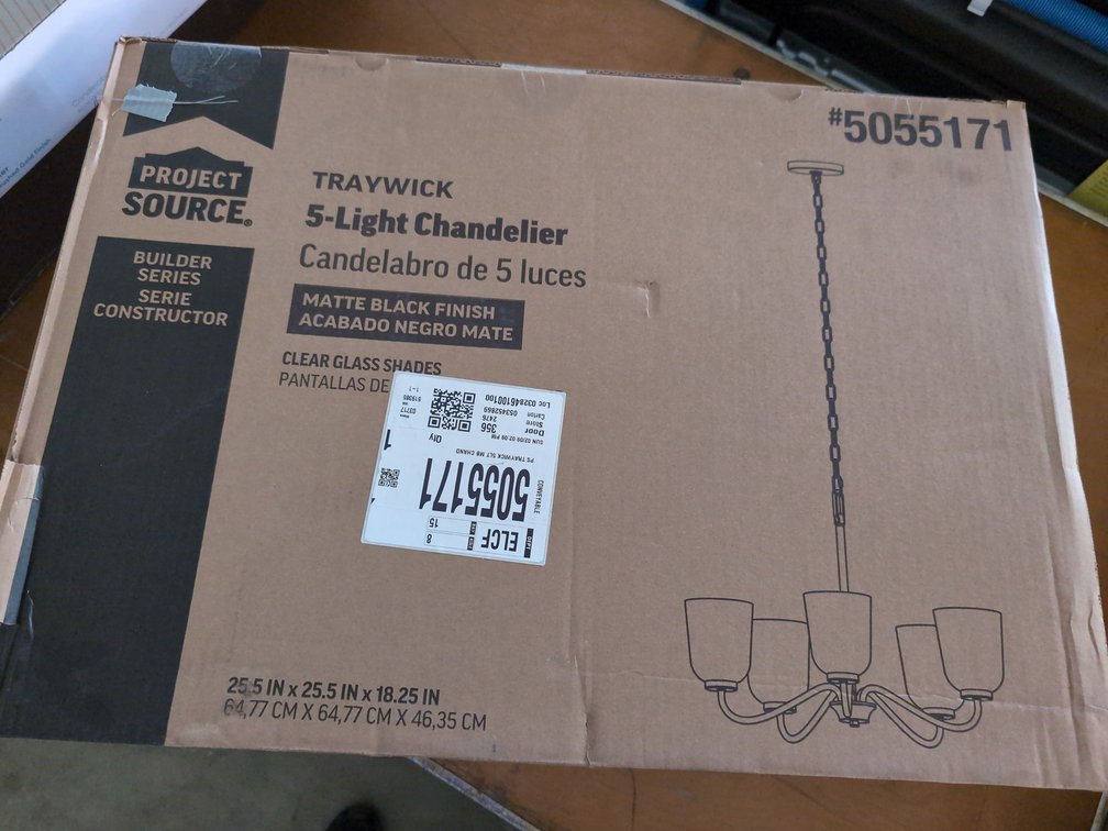 New 5-Light Chandelier