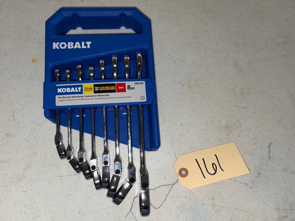 New SAE Ratcheting Combination Wrench Set