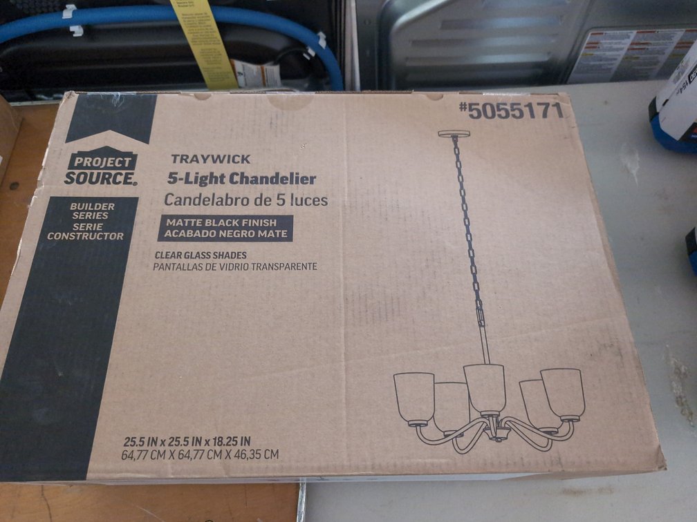 New 5-Light Chandelier 
