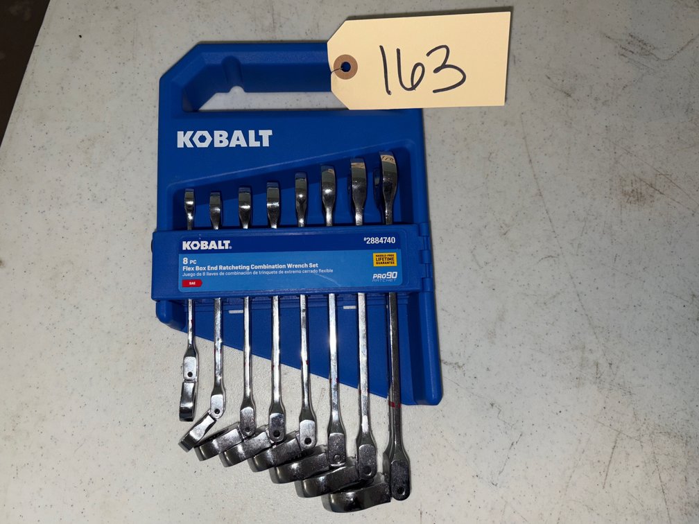New SAE Ratcheting Combination Wrench Set